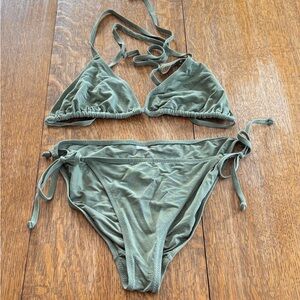 Old Navy Olive Green Bikini